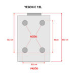 Autoklaw serii E 12L BLACK - obrazek 3